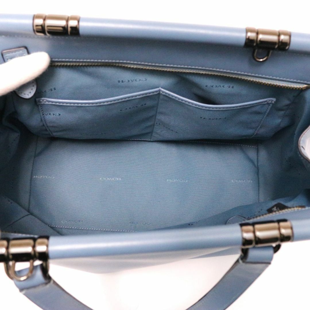 COACH(コーチ)のコーチ 31916 セレーナ グレース ハンドバッグ レザー 本革 青 ブルー レディースのバッグ(ハンドバッグ)の商品写真