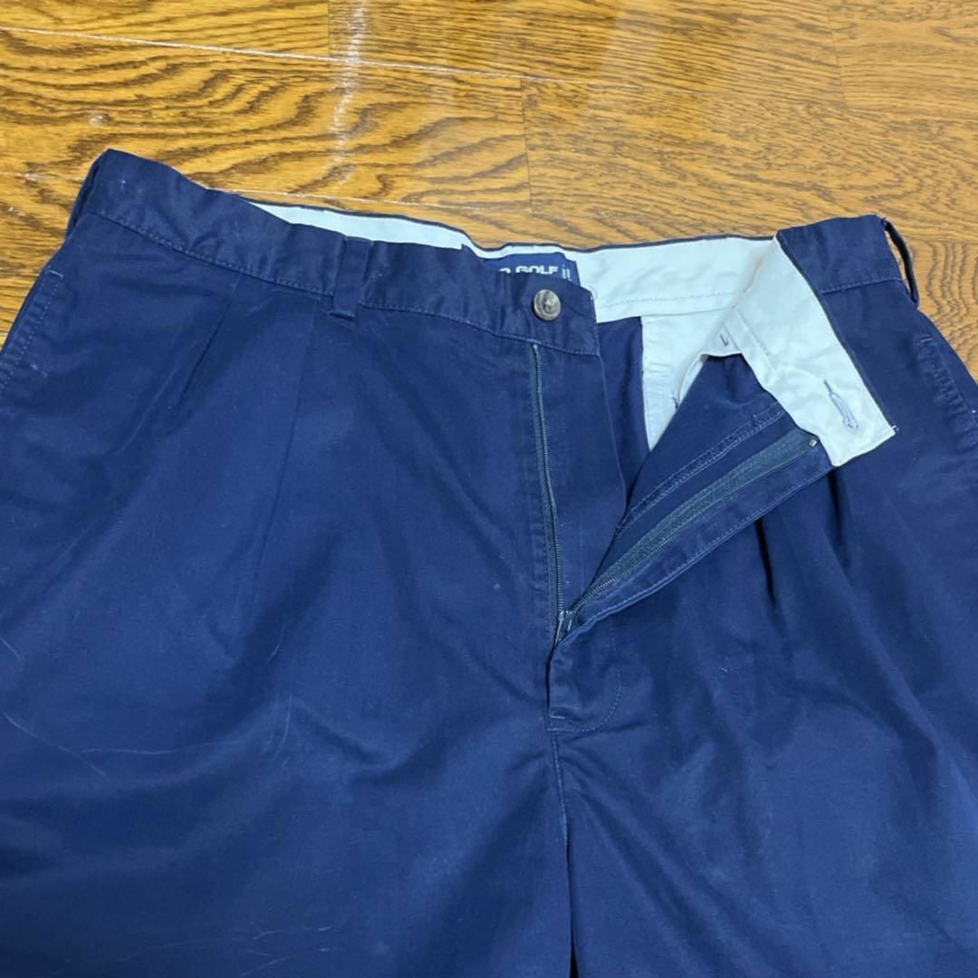 POLO RALPH LAUREN(ポロラルフローレン)の90s POLO GOLF ポロゴルフ 2タックショーツ ショートパンツ メンズのパンツ(ショートパンツ)の商品写真