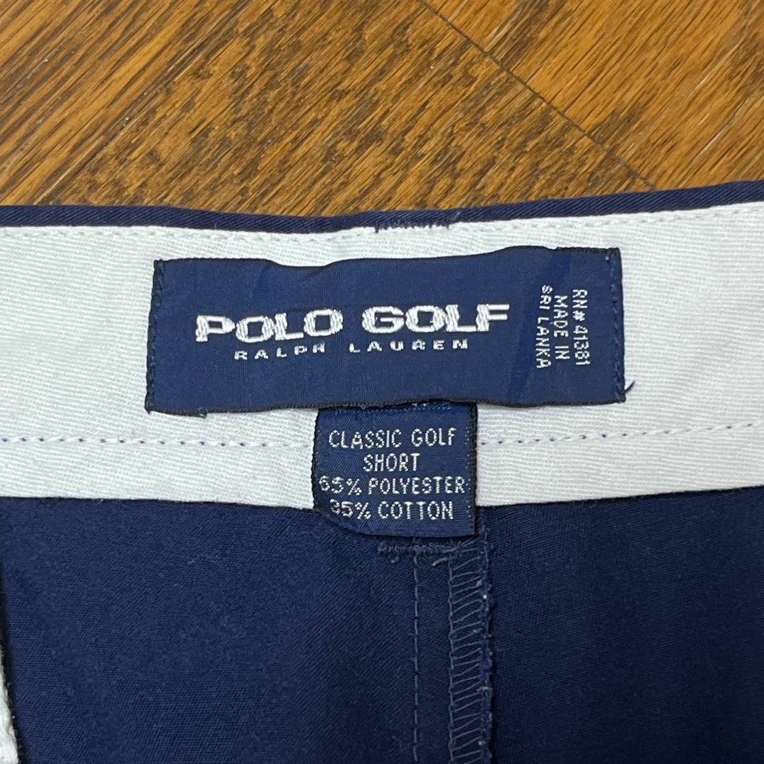 POLO RALPH LAUREN(ポロラルフローレン)の90s POLO GOLF ポロゴルフ 2タックショーツ ショートパンツ メンズのパンツ(ショートパンツ)の商品写真