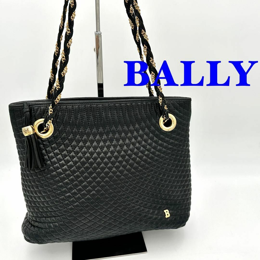 Bally(バリー)のBALLY バリー レザー ショルダーバッグ キルティング タッセル 肩掛け レディースのバッグ(ショルダーバッグ)の商品写真