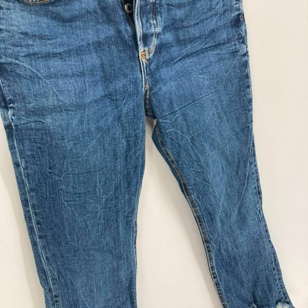 ZARA(ザラ)の（美品）ZARA  Sサイズ相当　ザラ　デニム　ジーンズ　34 レディースのパンツ(デニム/ジーンズ)の商品写真