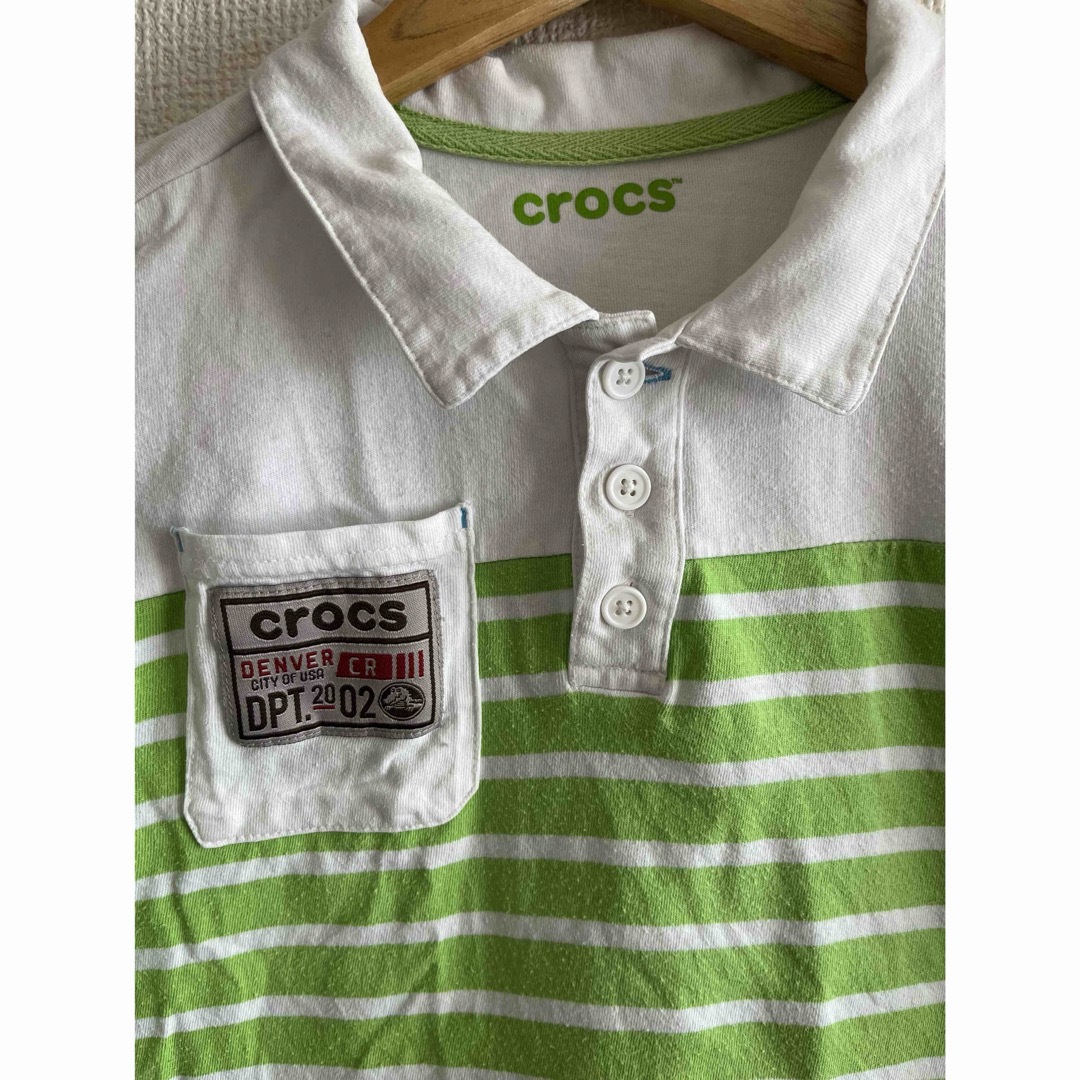 crocs(クロックス)のクロックス　ポロシャツ　140 キッズ/ベビー/マタニティのキッズ服男の子用(90cm~)(Tシャツ/カットソー)の商品写真