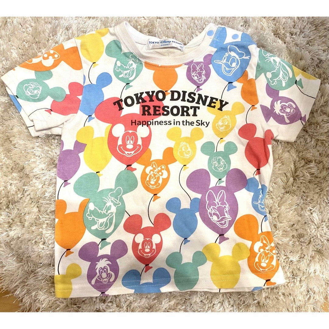 Disney(ディズニー)のDisney resort限定！バルーン柄キッズTシャツ キッズ/ベビー/マタニティのキッズ服男の子用(90cm~)(Tシャツ/カットソー)の商品写真