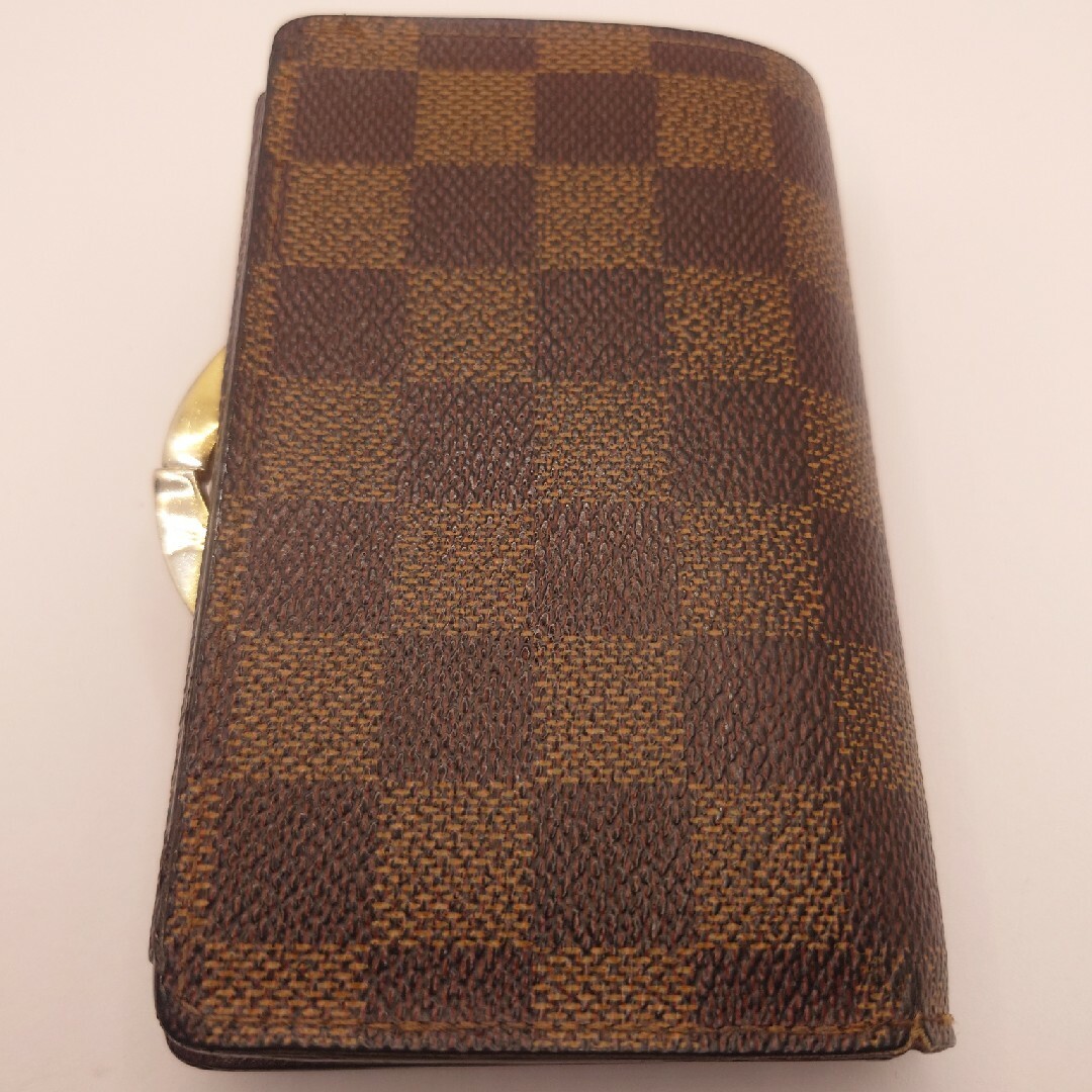 LOUIS VUITTON(ルイヴィトン)のルイヴィトン Louis Vuitton ダミエ ヴィエノワ がま口財布 レディースのファッション小物(財布)の商品写真