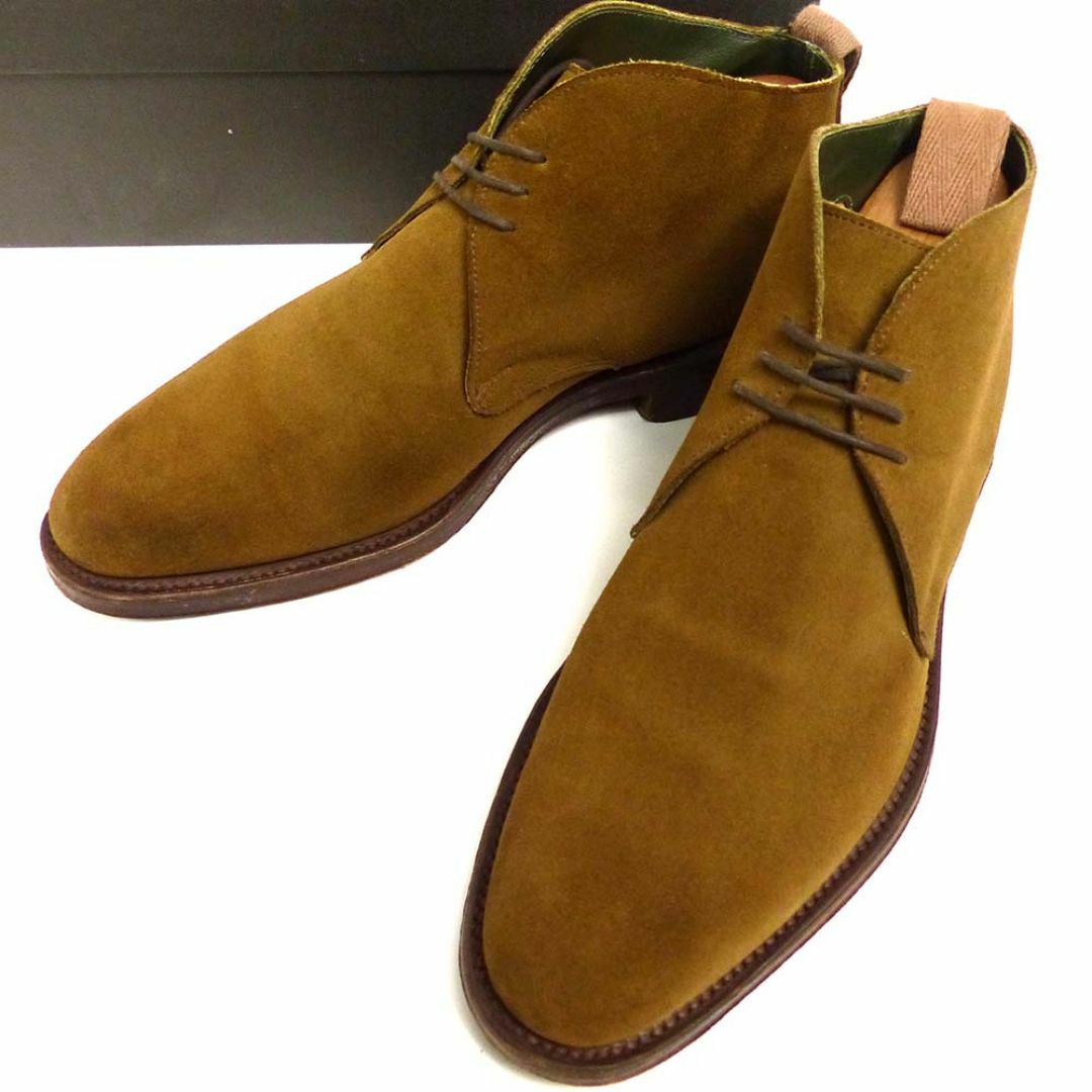 CHEANEY(チーニー)の英国製 CHEANEY / チーニー スエードチャッカブーツUK8(26.5cm メンズの靴/シューズ(ブーツ)の商品写真