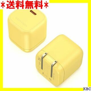 ☆ VENTION USB-C 1-port GaN 急速 W イエロー 196(その他)