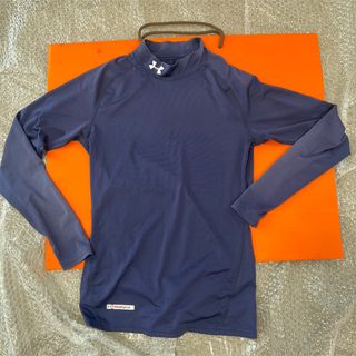 アンダーアーマー(UNDER ARMOUR)の訳あり　アンダーアーマー HEATGEAR ヒートギア　長袖　Tシャツ　ネイビー(Tシャツ(長袖/七分))