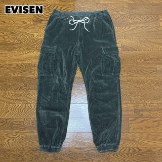 EVISEN SKATEBOARDS コーデュロイカーゴパンツ 刺繍ロゴ(ワークパンツ/カーゴパンツ)