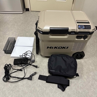 ハイコーキ(ハイコーキ)のHiKOKI コードレス冷温庫 UL18DC 蓄電池　収納バッグ 付き(冷蔵庫)