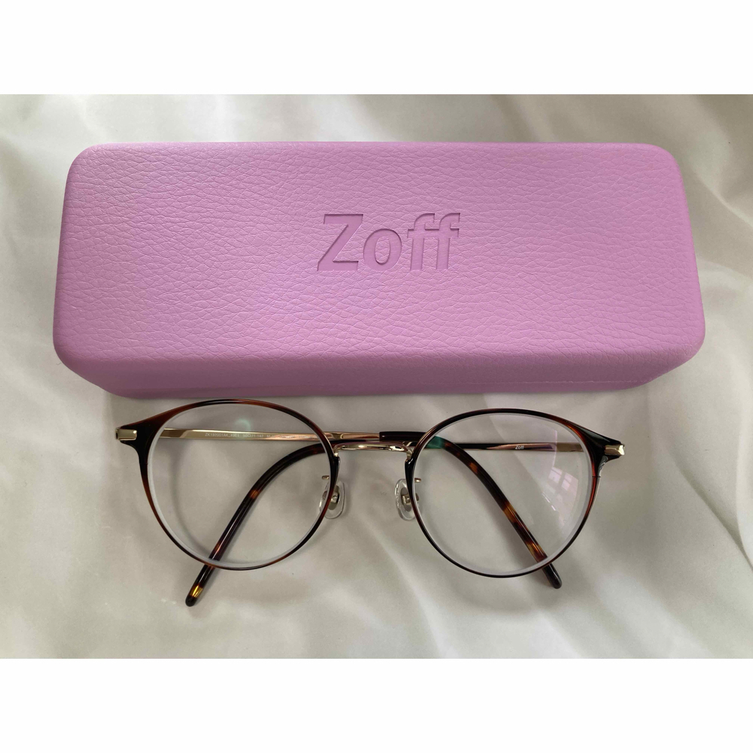 Zoff(ゾフ)のZoff メタルフレームめがね レディースのファッション小物(サングラス/メガネ)の商品写真