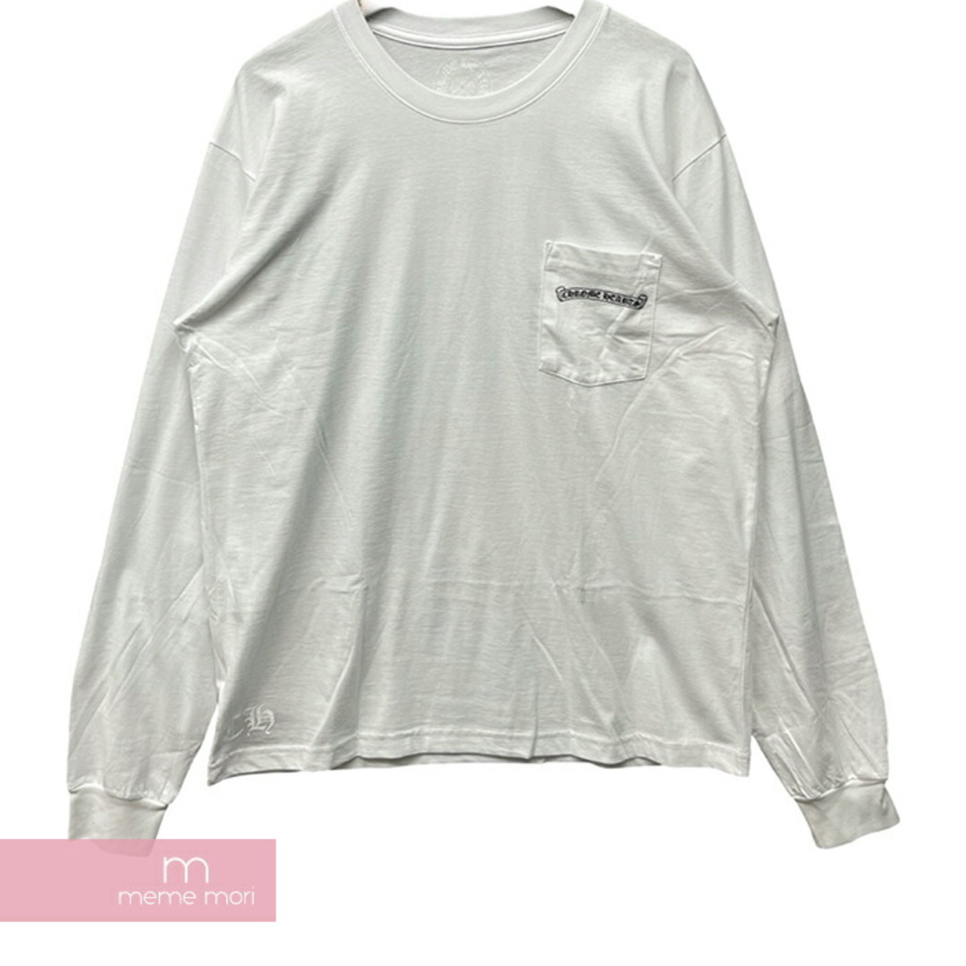 Chrome Hearts(クロムハーツ)のCHROME HEARTS USA Print L/S Tee クロムハーツ USAプリントロングスリーブTシャツ 長袖カットソー ロンT バックアーチ ホワイト サイズXL【240513】【中古-B】【me04】 メンズのトップス(Tシャツ/カットソー(半袖/袖なし))の商品写真