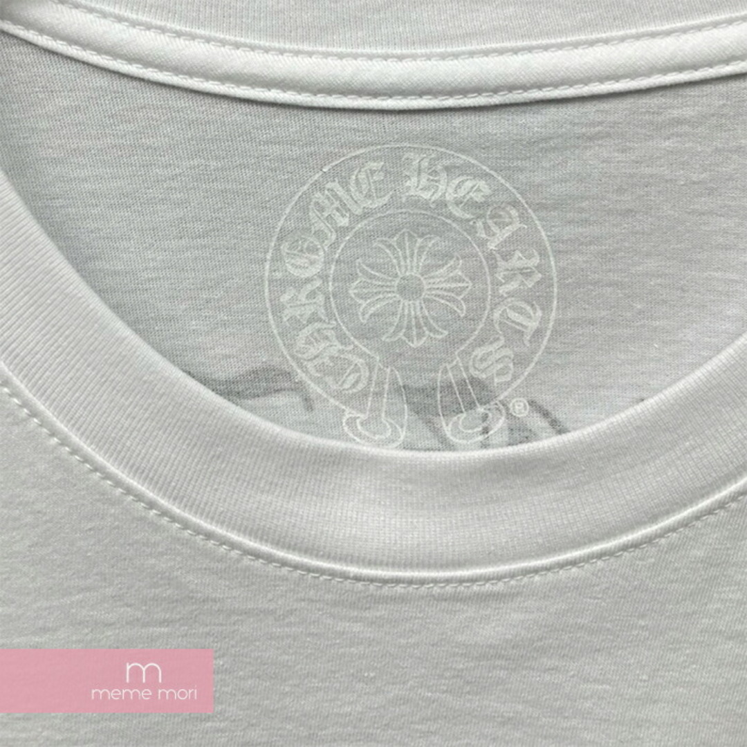 Chrome Hearts(クロムハーツ)のCHROME HEARTS USA Print L/S Tee クロムハーツ USAプリントロングスリーブTシャツ 長袖カットソー ロンT バックアーチ ホワイト サイズXL【240513】【中古-B】【me04】 メンズのトップス(Tシャツ/カットソー(半袖/袖なし))の商品写真