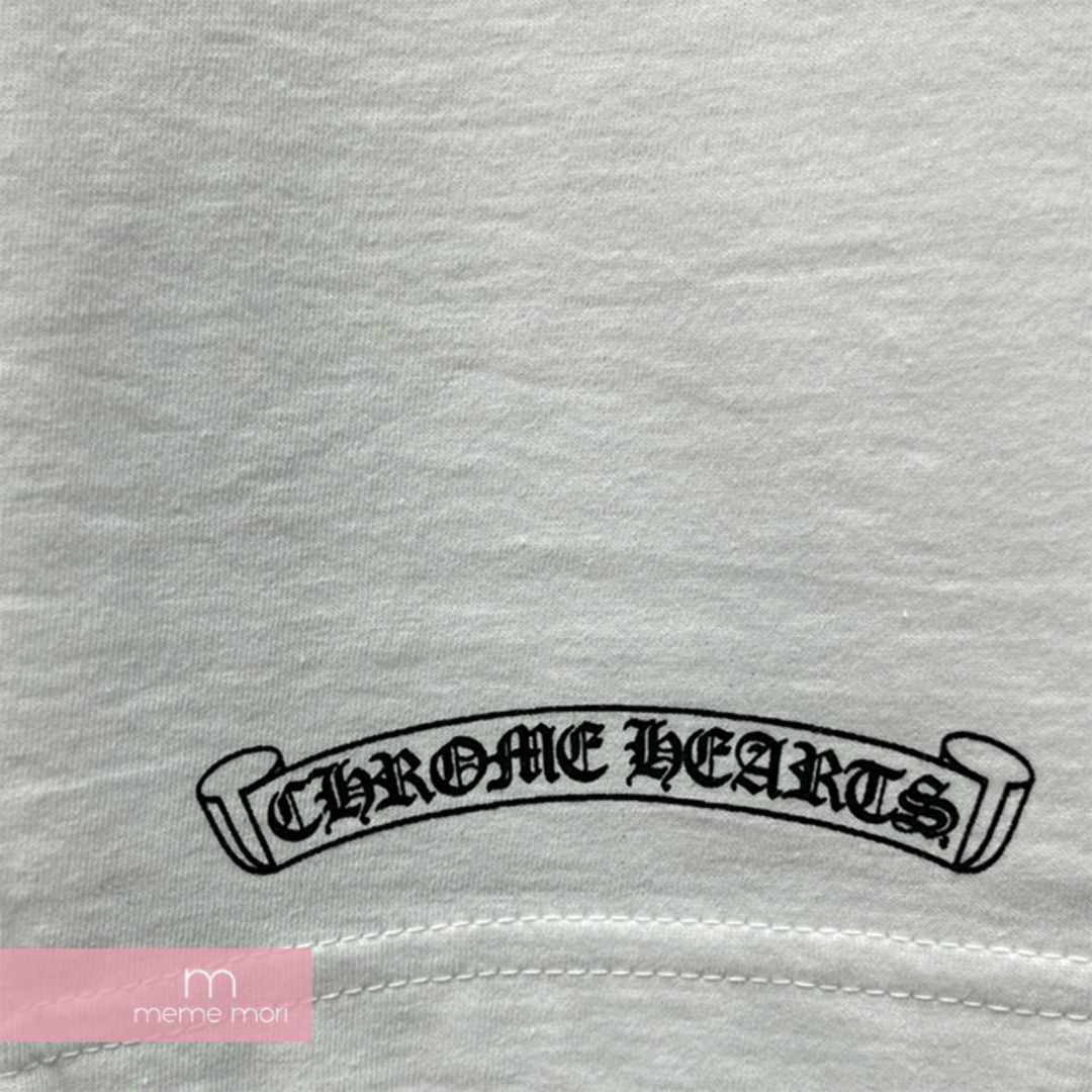 Chrome Hearts(クロムハーツ)のCHROME HEARTS USA Print L/S Tee クロムハーツ USAプリントロングスリーブTシャツ 長袖カットソー ロンT バックアーチ ホワイト サイズXL【240513】【中古-B】【me04】 メンズのトップス(Tシャツ/カットソー(半袖/袖なし))の商品写真