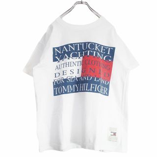 90's TOMMY HILFIGER Tシャツトミーヒルフィガー Lサイズ