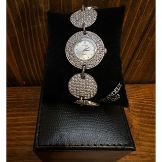 クリスチャン・ラッセン 1/20oz金貨付 腕時計 イルカ レディースの クリスチャン・ラッセン 1/20oz金貨付 腕時計 イルカ レディースの
