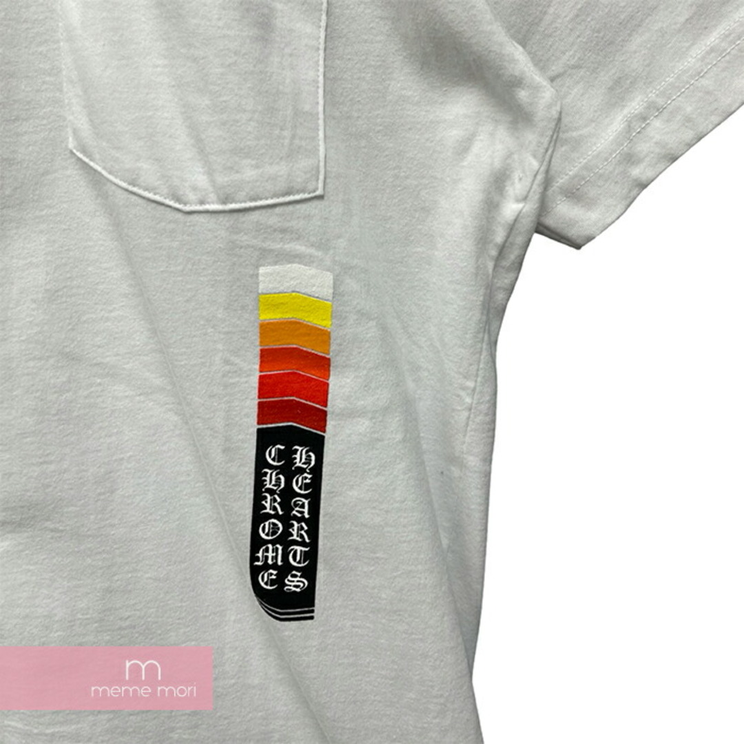 Chrome Hearts(クロムハーツ)のCHROME HEARTS Neon Bar Logo Tee クロムハーツ ネオンバーロゴTシャツ 半袖カットソー ポケT バックプリント ホワイト サイズM【240513】【新古品】【me04】 メンズのトップス(Tシャツ/カットソー(半袖/袖なし))の商品写真