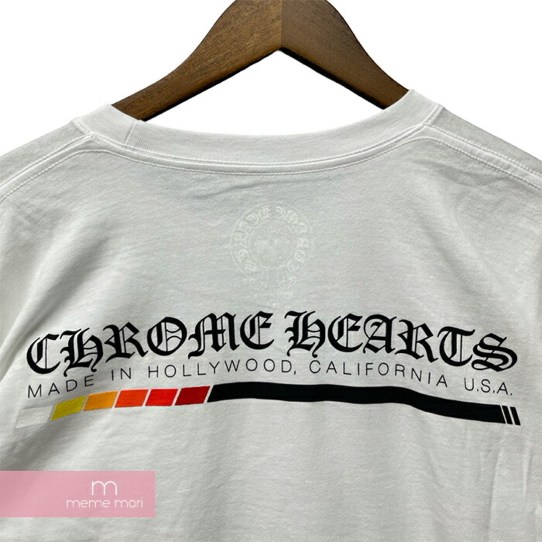 Chrome Hearts(クロムハーツ)のCHROME HEARTS Neon Bar Logo Tee クロムハーツ ネオンバーロゴTシャツ 半袖カットソー ポケT バックプリント ホワイト サイズM【240513】【新古品】【me04】 メンズのトップス(Tシャツ/カットソー(半袖/袖なし))の商品写真