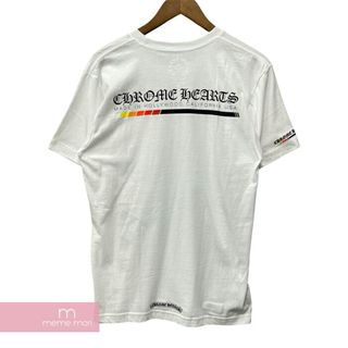 クロムハーツ(Chrome Hearts)のCHROME HEARTS Neon Bar Logo Tee クロムハーツ ネオンバーロゴTシャツ 半袖カットソー ポケT バックプリント ホワイト サイズM【240513】【新古品】【me04】(Tシャツ/カットソー(半袖/袖なし))