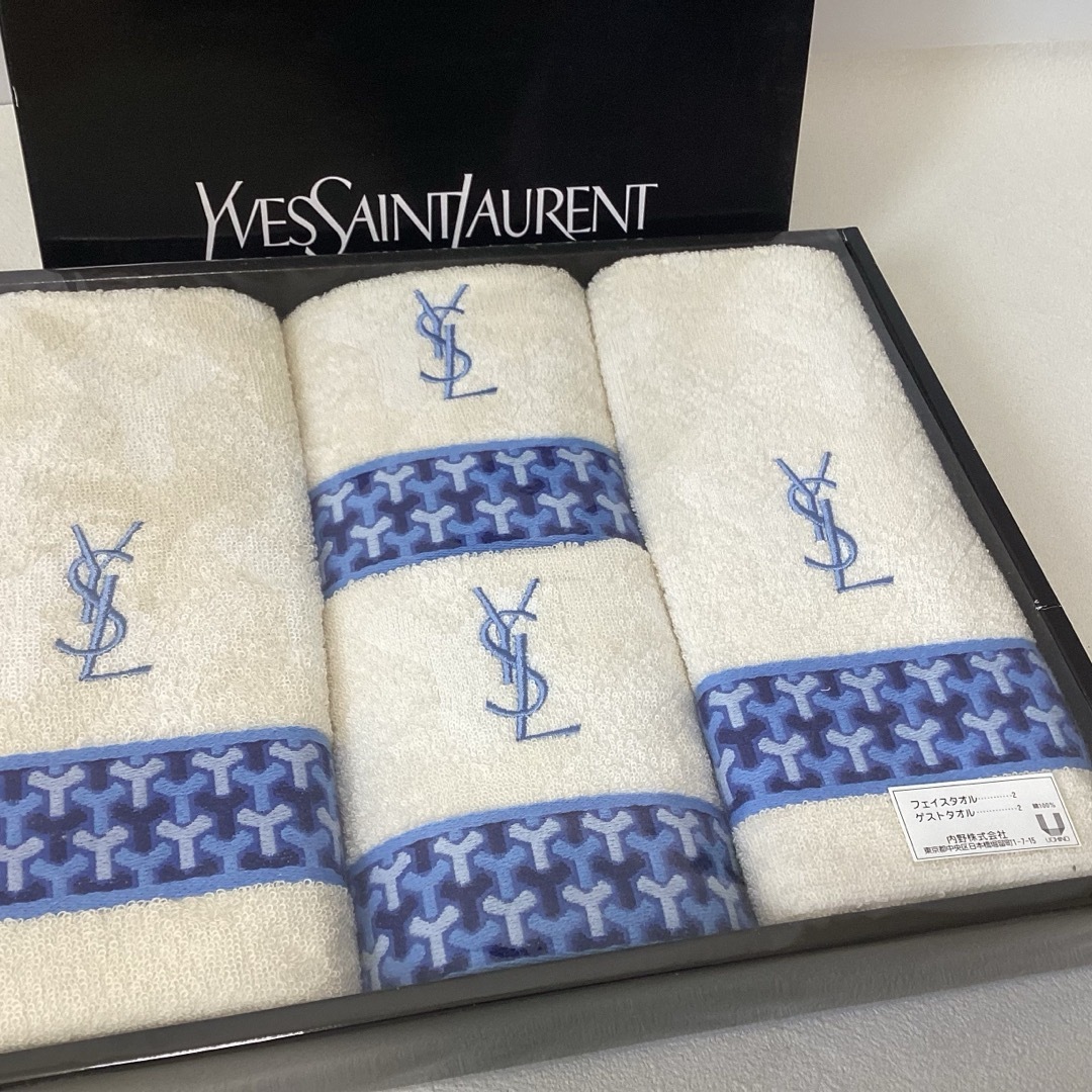 Yves Saint Laurent(イヴサンローラン)のYVES SAINT LAURENT  タオルセット インテリア/住まい/日用品の日用品/生活雑貨/旅行(タオル/バス用品)の商品写真