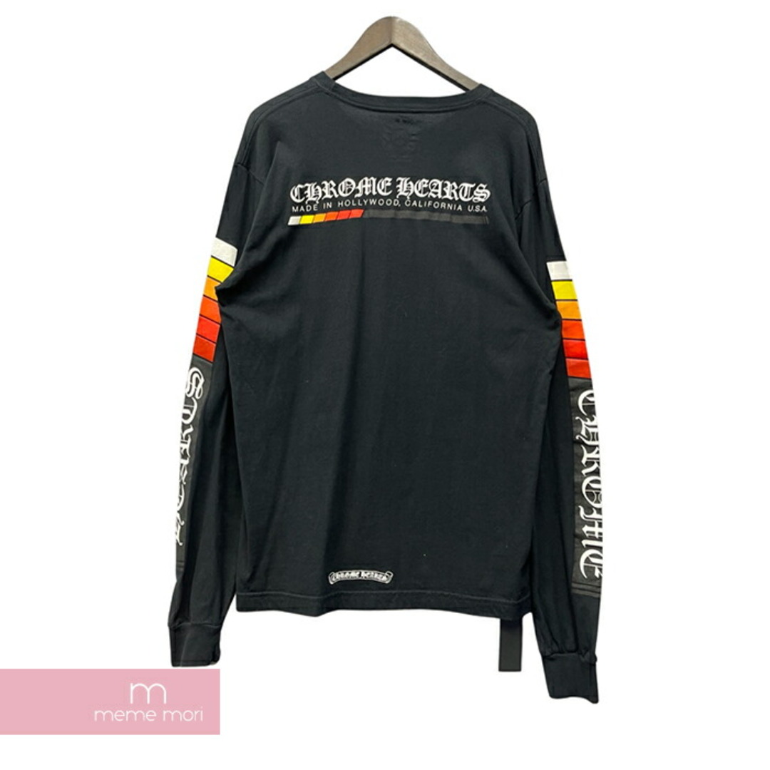 Chrome Hearts(クロムハーツ)のCHROME HEARTS Neon Bar Logo L/S Tee クロムハーツ ネオンバーロゴロングスリーブTシャツ 長袖カットソー ロンT ポケT バックプリント ブラック サイズL 【240513】【新古品】【me04】 メンズのトップス(Tシャツ/カットソー(半袖/袖なし))の商品写真