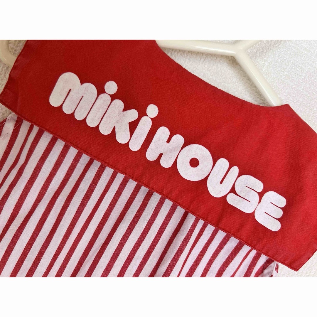 mikihouse(ミキハウス)の【みい様専用】mikihouse  ミキハウス　ワンピース　レトロ キッズ/ベビー/マタニティのベビー服(~85cm)(ワンピース)の商品写真