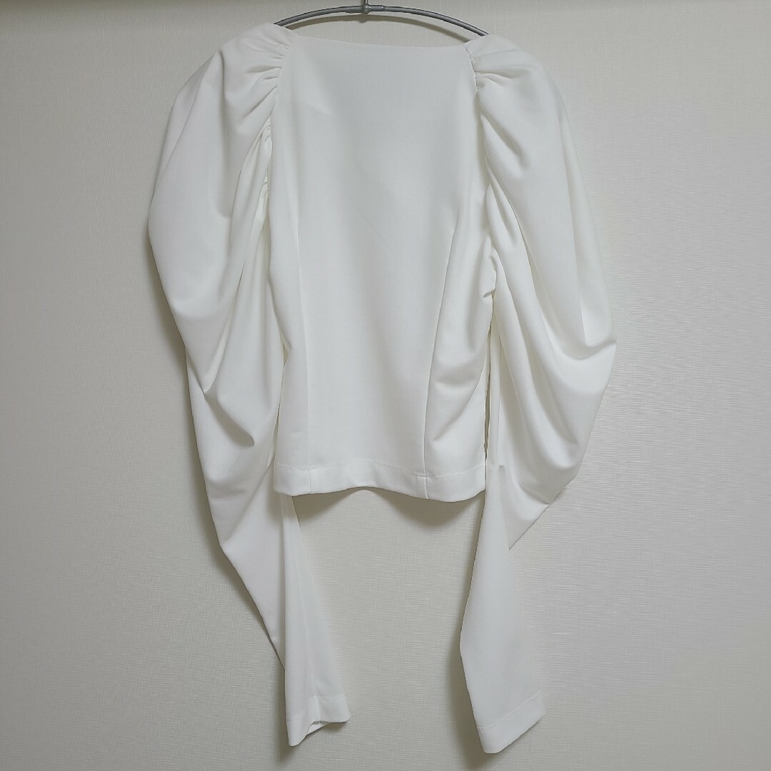 Teloplan Thorfinn China Blouse / White レディースのトップス(シャツ/ブラウス(長袖/七分))の商品写真