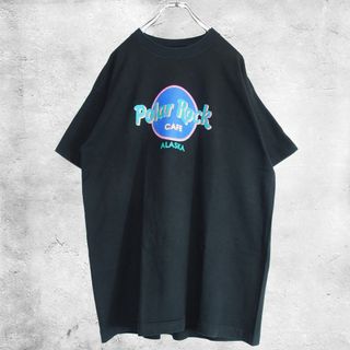 フルーツオブザルーム(FRUIT OF THE LOOM)の90's FRUIT OF THE LOOM Tシャツ 古着 ブラック XL(Tシャツ/カットソー(半袖/袖なし))