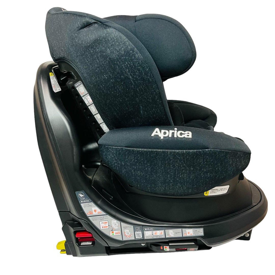 Aprica(アップリカ)のアップリカ ディアターンプラス ISOFIX デニムブラック 2079530 キッズ/ベビー/マタニティの外出/移動用品(自動車用チャイルドシート本体)の商品写真