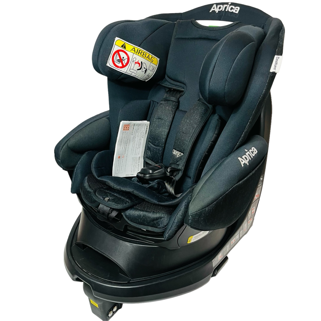 Aprica(アップリカ)のアップリカ ディアターンプラス ISOFIX デニムブラック 2079530 キッズ/ベビー/マタニティの外出/移動用品(自動車用チャイルドシート本体)の商品写真