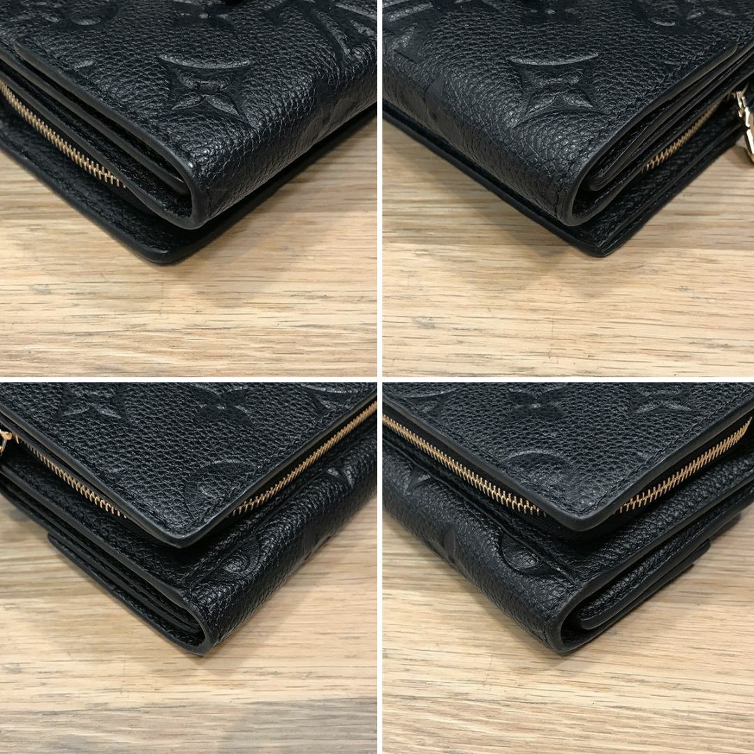 LOUIS VUITTON(ルイヴィトン)の超美品 ルイヴィトン 現行 アンプラント ポルトフォイユメティスコンパクト 黒 レディースのファッション小物(財布)の商品写真