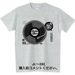 プロレス Tシャツ DJ ヒップホップ ルチャリブレ ターンテーブル レコード