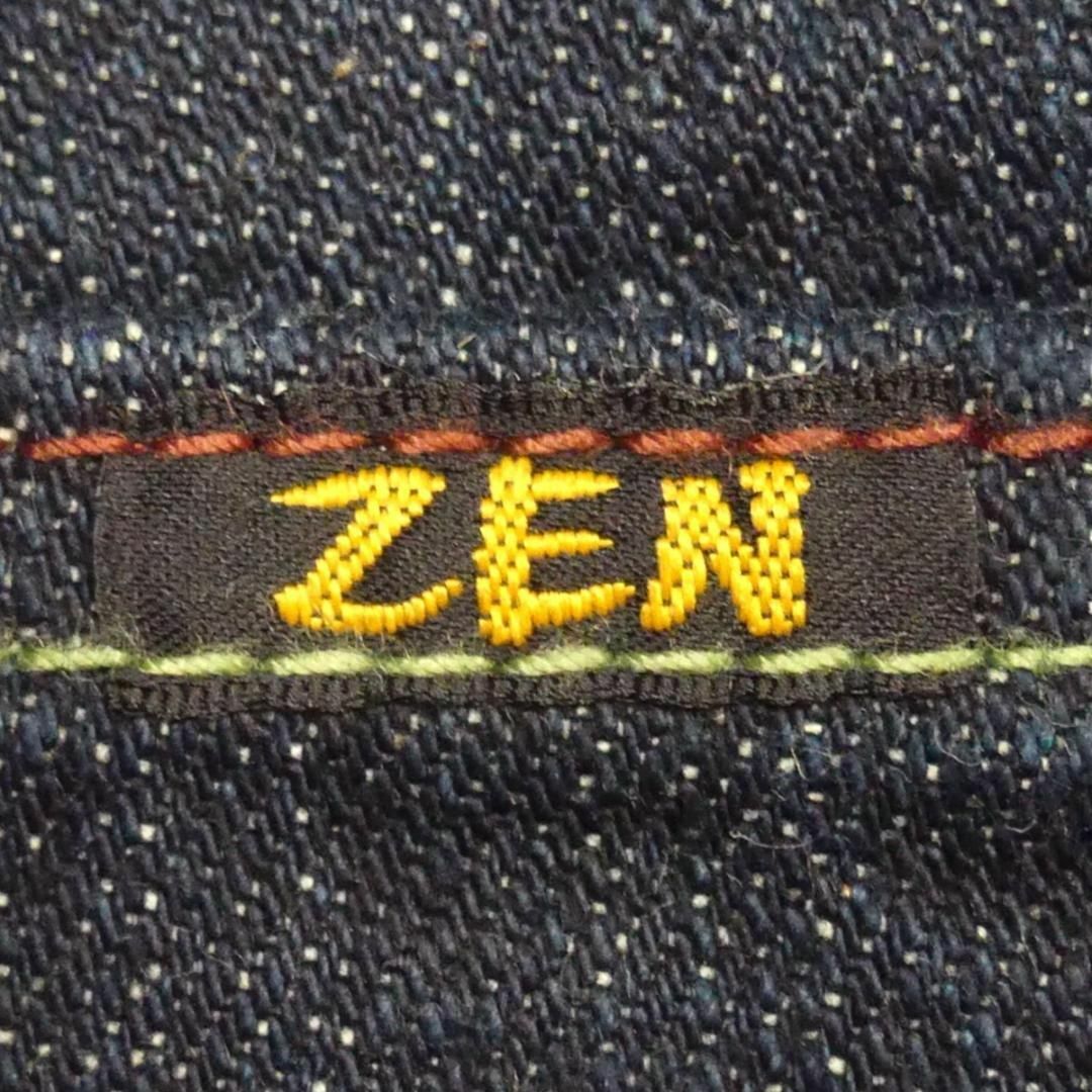 ZEN(ゼン)の濃紺 ZEN 禅 デニム ハーフパンツ W40 古着 メンズ NR3864 メンズのパンツ(ショートパンツ)の商品写真