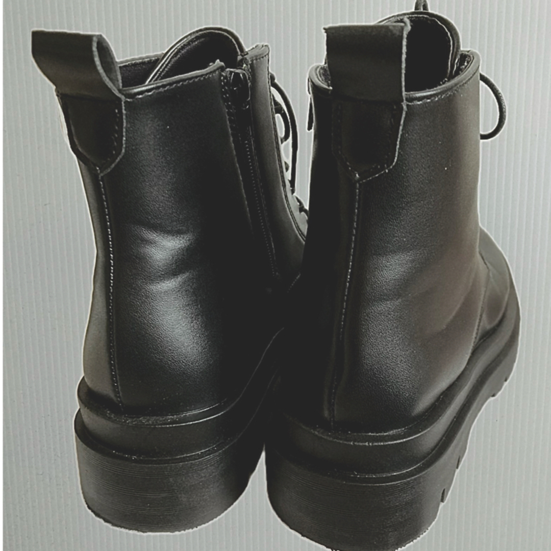 GRL(グレイル)のGRL 厚底レースアップレザーブーツ (美品) レディースの靴/シューズ(ブーツ)の商品写真