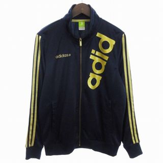 アディダス(adidas)のアディダス ビッグロゴ トラックジャケット ジャージ ネイビー系 M(その他)