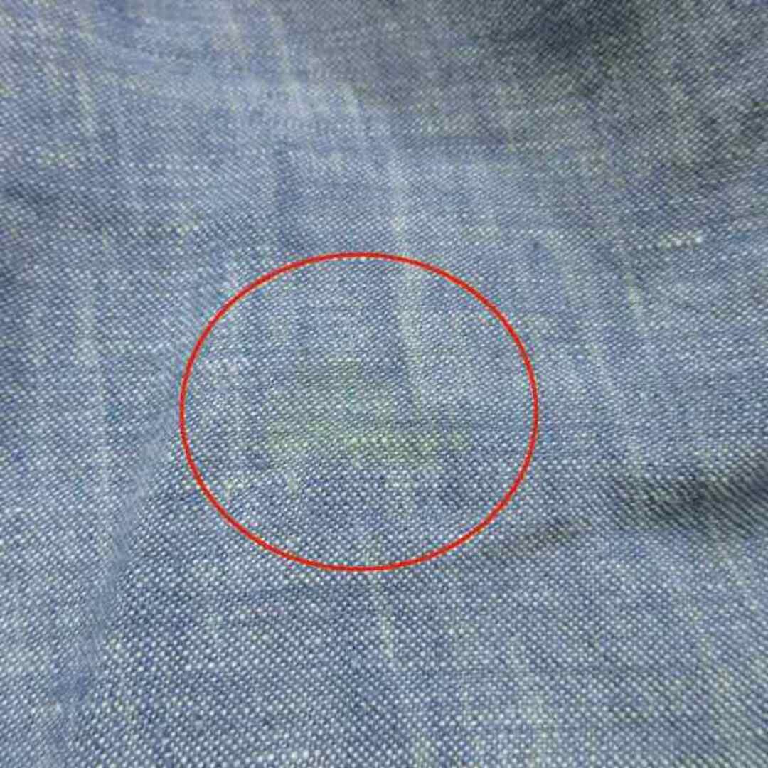 JOHNBULL(ジョンブル)のジョンブル リネン セットアップ シャツ ジャケット ショーツ ブルー系 S メンズのトップス(シャツ)の商品写真