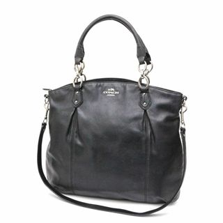 コーチ(COACH)のコーチ F33771 2WAYショルダー トートバッグ チェーン 本革 ブラック(ショルダーバッグ)