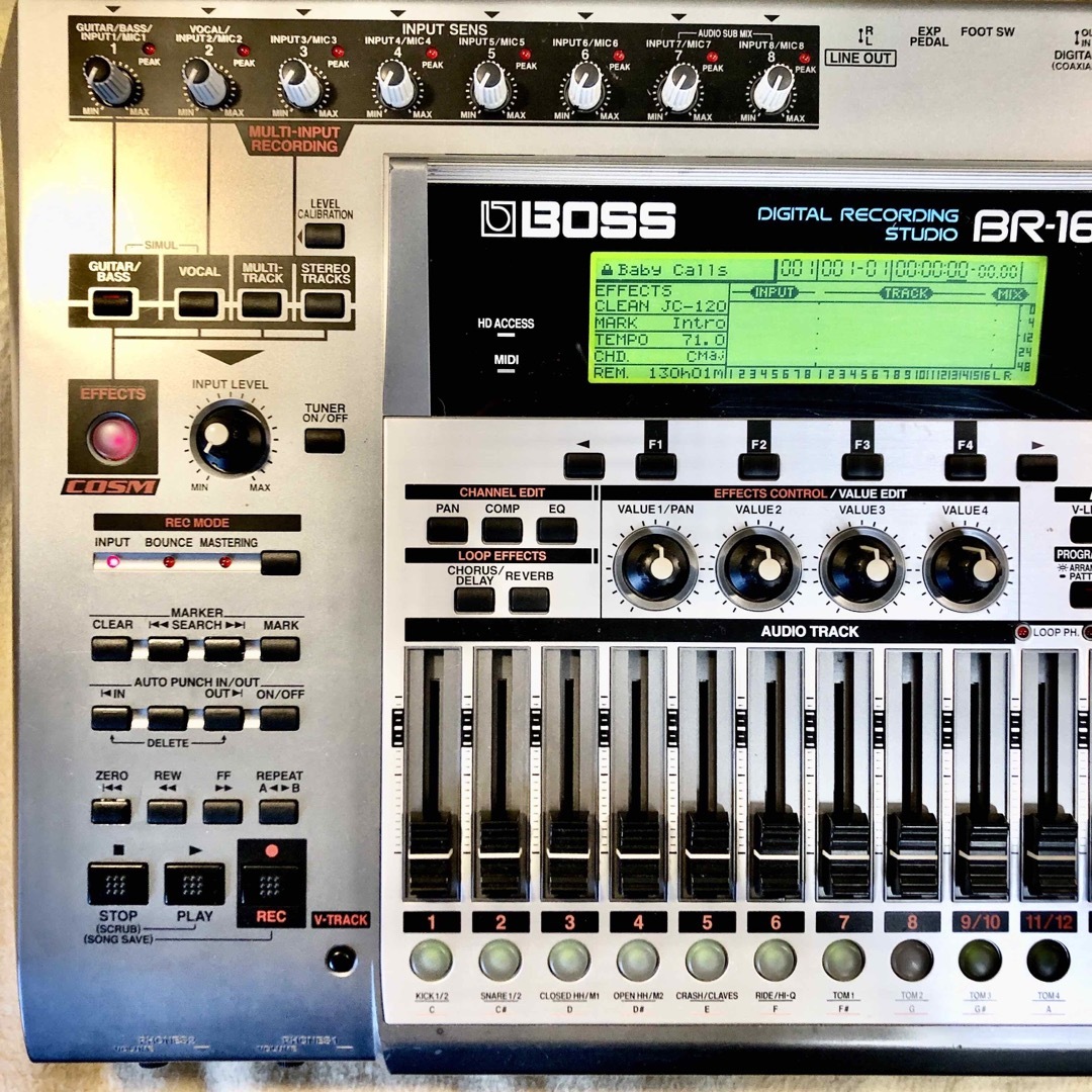 BOSS(ボス)の2204. BOSS BR-1600CD/マルチトラック レコーダー‼️ 楽器のレコーディング/PA機器(MTR)の商品写真