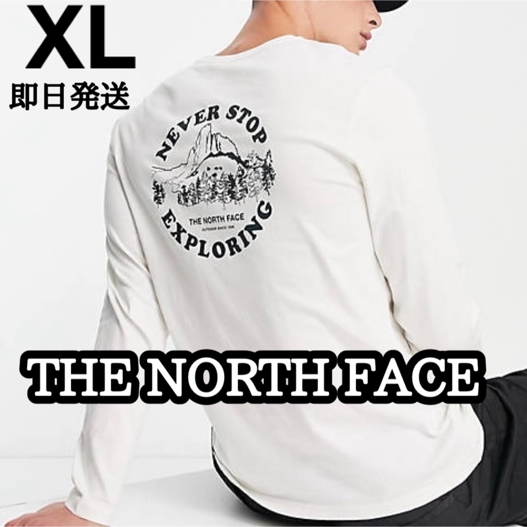 THE NORTH FACE(ザノースフェイス)のノースフェイス メンズ 長袖 ロンT Tシャツ バッグプリント  L XL メンズのトップス(Tシャツ/カットソー(七分/長袖))の商品写真