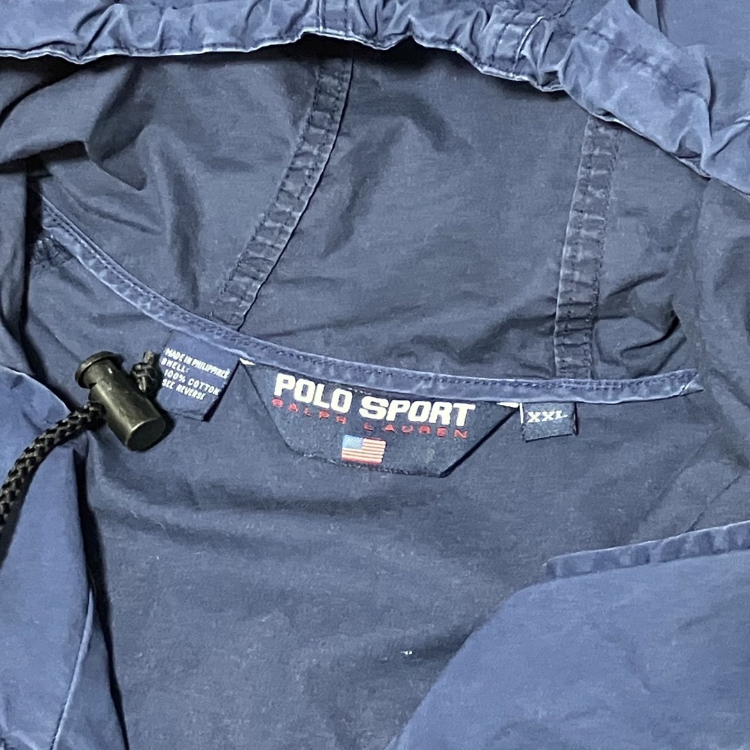 POLO RALPH LAUREN(ポロラルフローレン)のXXL POLO SPORT ポロスポーツ 90s ウインドブレーカー 2トーン メンズのジャケット/アウター(ナイロンジャケット)の商品写真