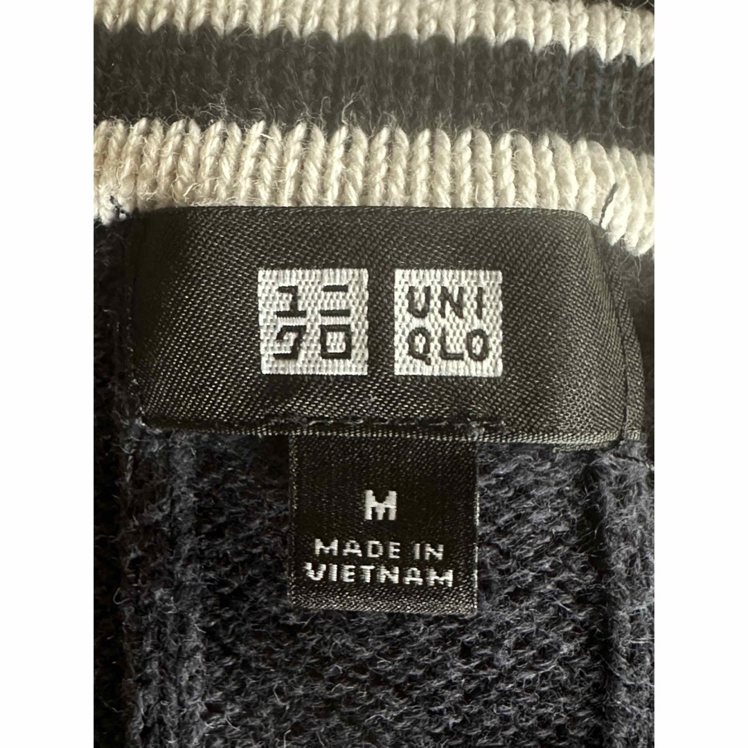 UNIQLO(ユニクロ)の■ユニクロ メンズ　ウォッシャブルオーバーサイオズニット ベスト　サイズＭ レディースのトップス(ベスト/ジレ)の商品写真