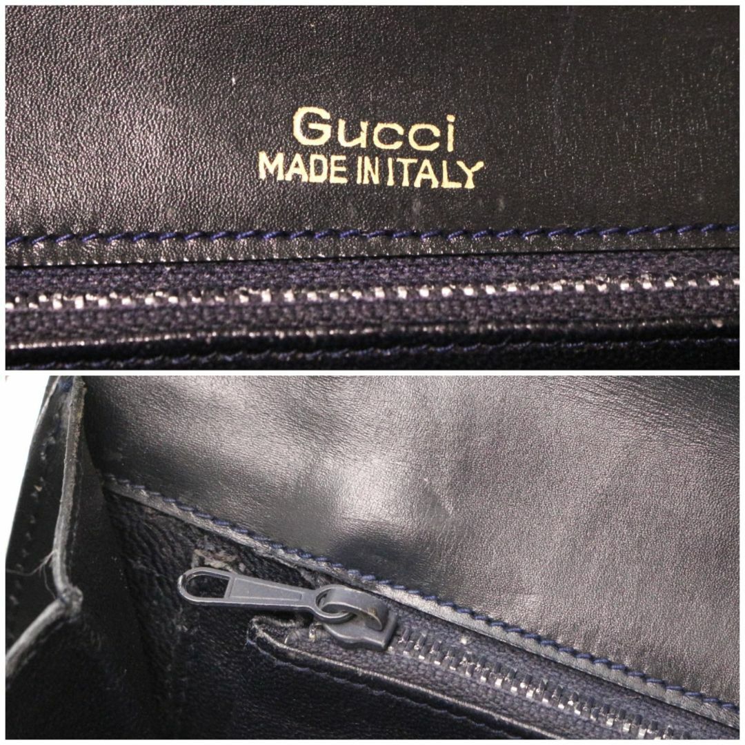 Gucci(グッチ)のグッチ ショルダーバッグ ハンドバッグ リザード ゴールド金具 ヴィンテージ レディースのバッグ(ショルダーバッグ)の商品写真