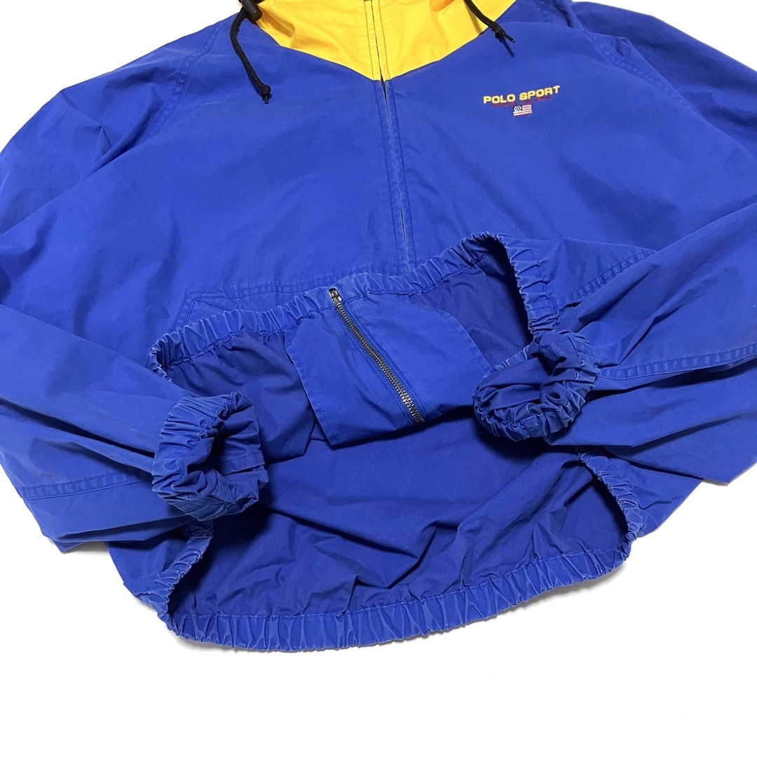 POLO RALPH LAUREN(ポロラルフローレン)のXXL POLO SPORT ポロスポーツ 90s ウインドブレーカー 2トーン メンズのジャケット/アウター(ナイロンジャケット)の商品写真