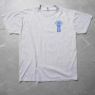 Russell Athletic - 90s ラッセル　Lサイズ　USA製　プリントTシャツ　FFA グレー　古着