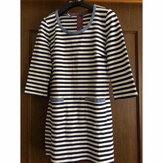 ローラアシュレイ(LAURA ASHLEY)のLAURA ASHLEYのボーダーチュニック(used品)(チュニック)