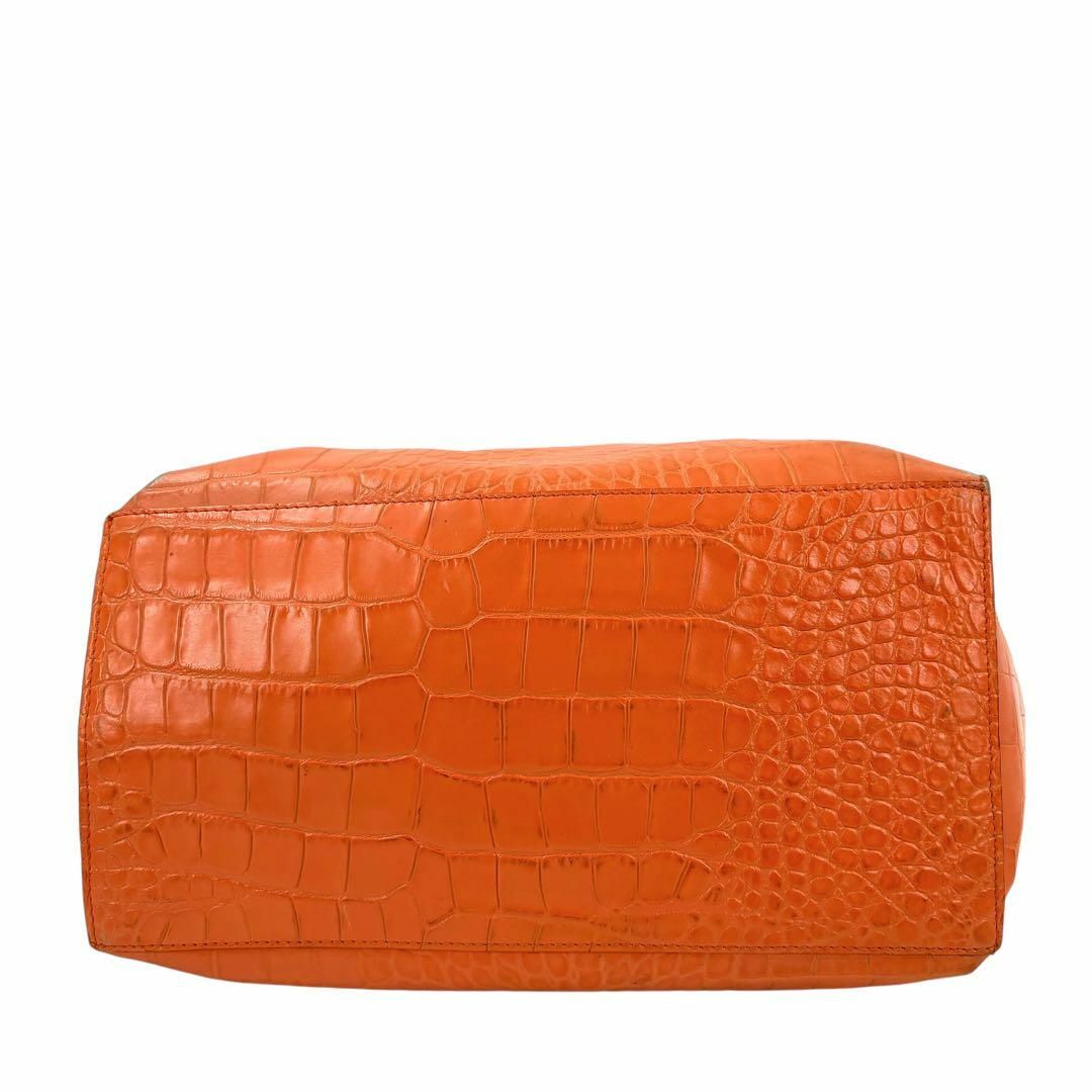 Furla(フルラ)のフルラ　トートバッグ　A4収納可　レザークロコ型押し　オレンジ　大容量 レディースのバッグ(トートバッグ)の商品写真