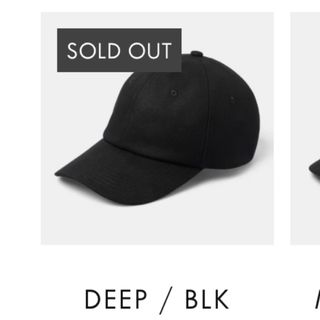 【即日発送】DEEP / BLK  UNNAMED HEADWEAR キャップ