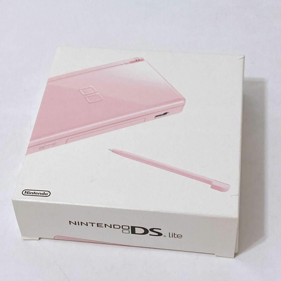 ニンテンドーDS(ニンテンドーDS)の【付属品完品】ニンテンドーDS Lite ノーブルピンク 任天堂 エンタメ/ホビーのゲームソフト/ゲーム機本体(携帯用ゲーム機本体)の商品写真