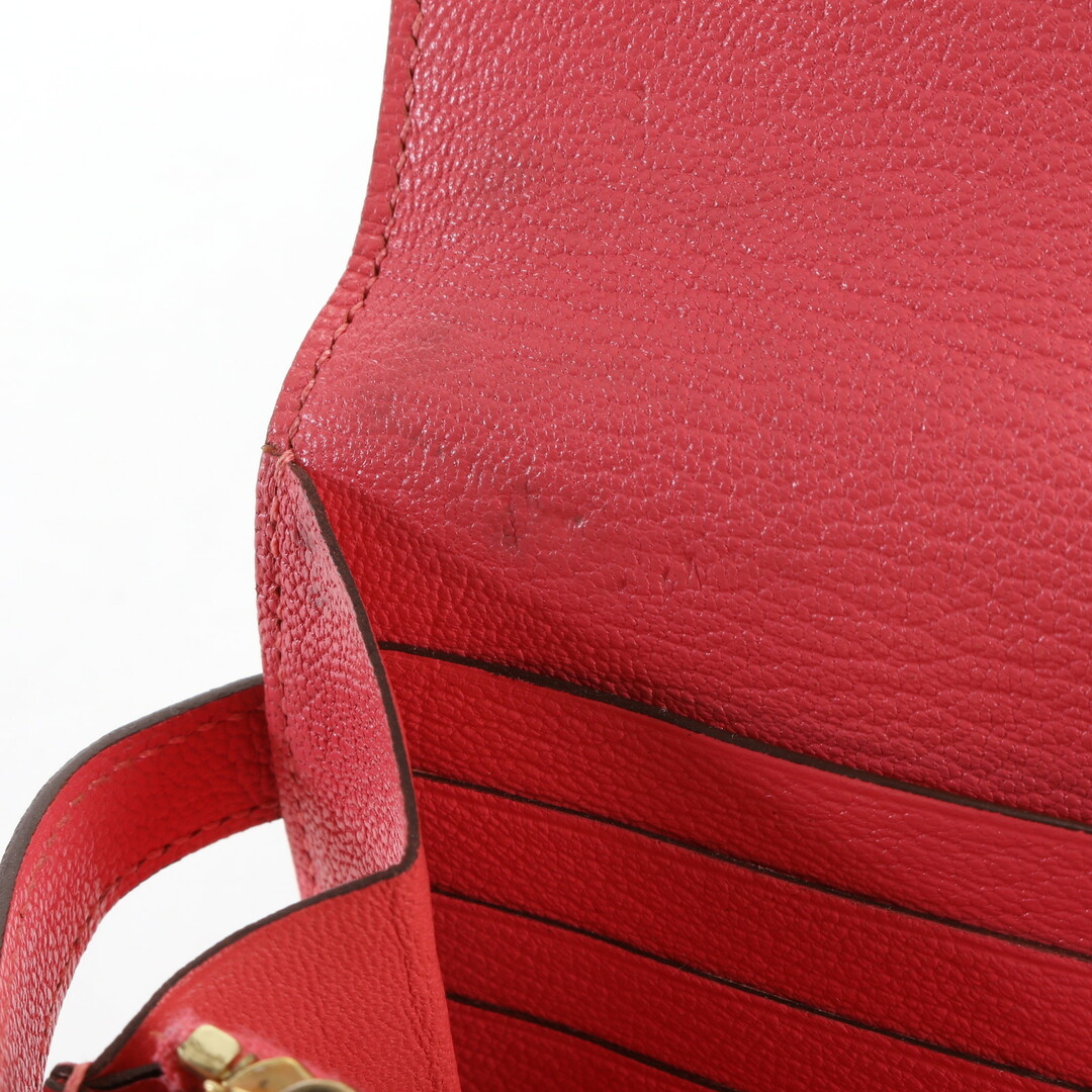Hermes(エルメス)の極美品 エルメス X 刻印 ケリー ウォレット 長財布 ピンク × ゴールド ロング レザー 本革 高級 婦人 レディース EHM 1205-H61 レディースのファッション小物(財布)の商品写真