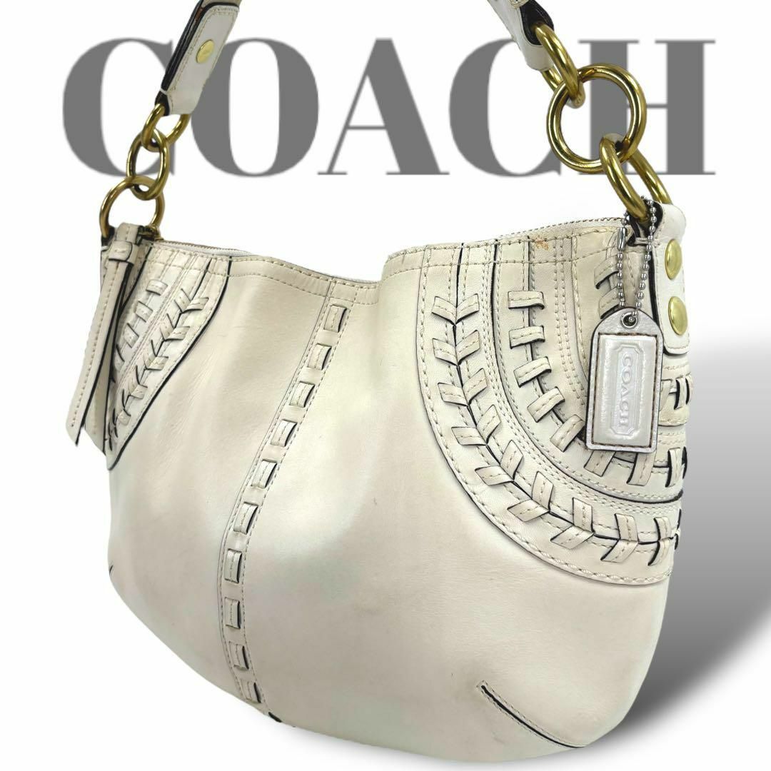 COACH(コーチ)のコーチ　ワンショルダー　セミショルダーバッグ　ハンドバッグ　レザー　肩がけ レディースのバッグ(ショルダーバッグ)の商品写真