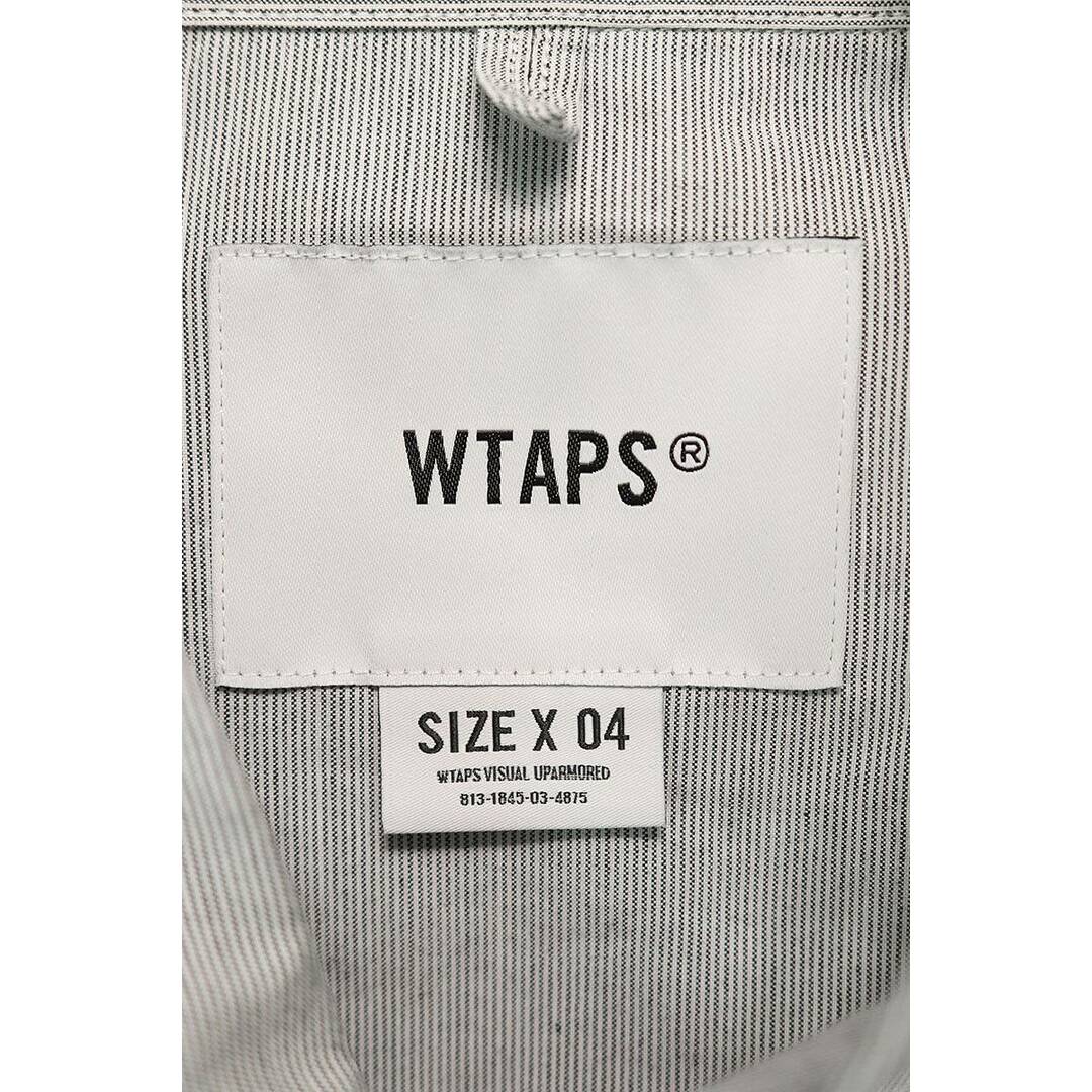 W)taps(ダブルタップス)のダブルタップス  24SS  241TQDT-SHM01 ストライプ長袖シャツ メンズ 4 メンズのトップス(シャツ)の商品写真